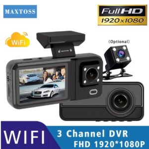 3 Camera Car DVR WIFI 1080P 3 Channel Lens